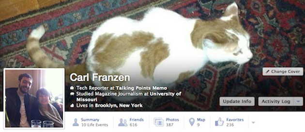 Nova interface do perfil no Facebook Nova interface do perfil no Facebook