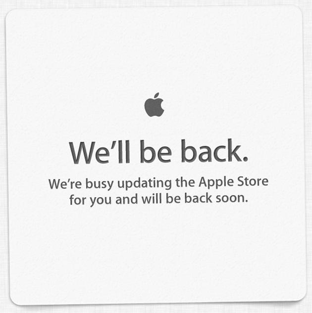 Apple Store fora do ar Apple Store fora do ar