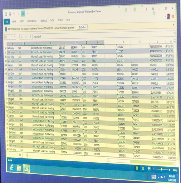 Excel no Office 2013 RT Excel no Office 2013 RT