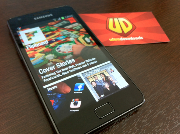 Flipboard no Galaxy S II Flipboard no Galaxy S II