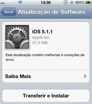 iOS 5.1.1 iOS 5.1.1
