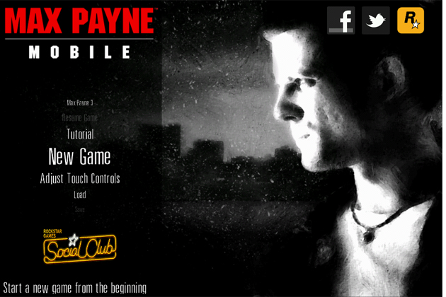Max Payne no iOS Max Payne no iOS