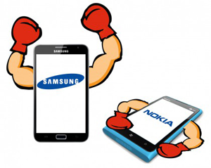 Samsung vs Nokia Samsung vs Nokia