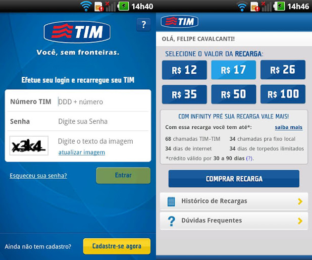 TIM Recarga (Imagem: Divulgação) TIM Recarga (Imagem: Divulgação)