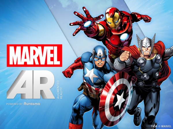 Marvel realidade aumentada Marvel realidade aumentada