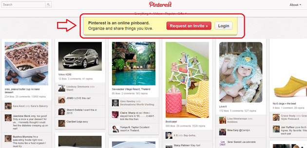 Criar conta no Pinterest Criar conta no Pinterest