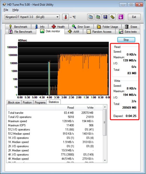 HD Tune Pro 5 Disk Monitor 1 HD Tune Pro 5 Disk Monitor 1