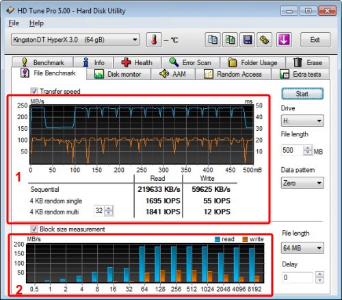 HD Tune Pro 5 File Benchmark HD Tune Pro 5 File Benchmark