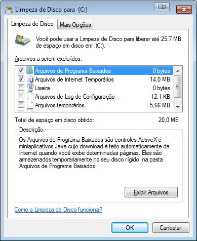 Limpeza de disco do Windows Limpeza de disco do Windows