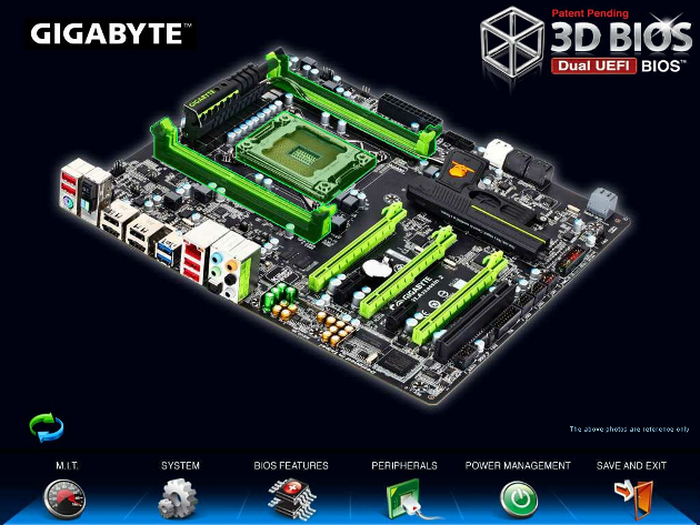 Placa-mãe Gigabyte chipset X79 com UEFI Placa-mãe Gigabyte chipset X79 com UEFI