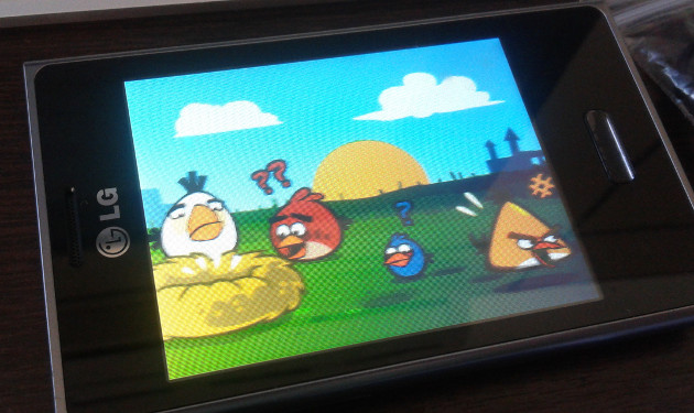Angry Birds no LG Optimus L3 Angry Birds no LG Optimus L3