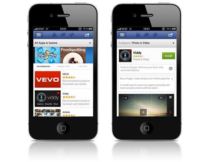Facebook App Center Facebook App Center