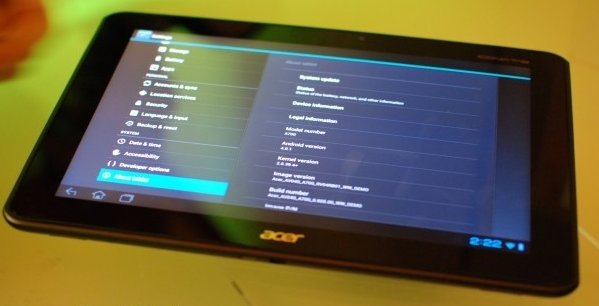 Acer Iconia Tab A700 Acer Iconia Tab A700