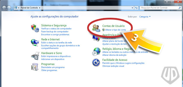 Painel de controle do Windows Painel de controle do Windows