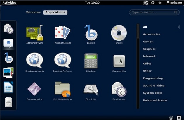 Desktop Gnome 3 Desktop Gnome 3