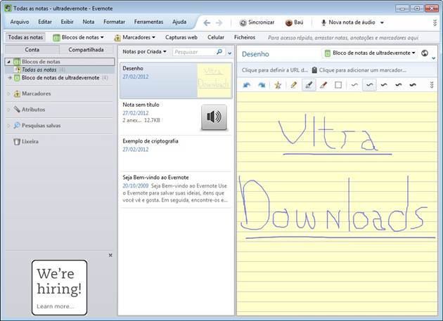 Desenhando no Evernote Desenhando no Evernote