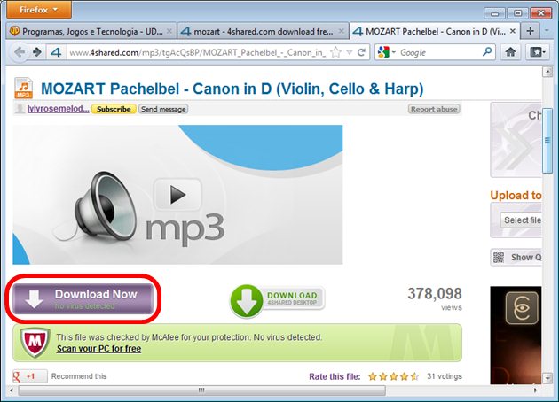 Descrição e download do arquivo no 4Shared com SkipScreen Descrição e download do arquivo no 4Shared com SkipScreen