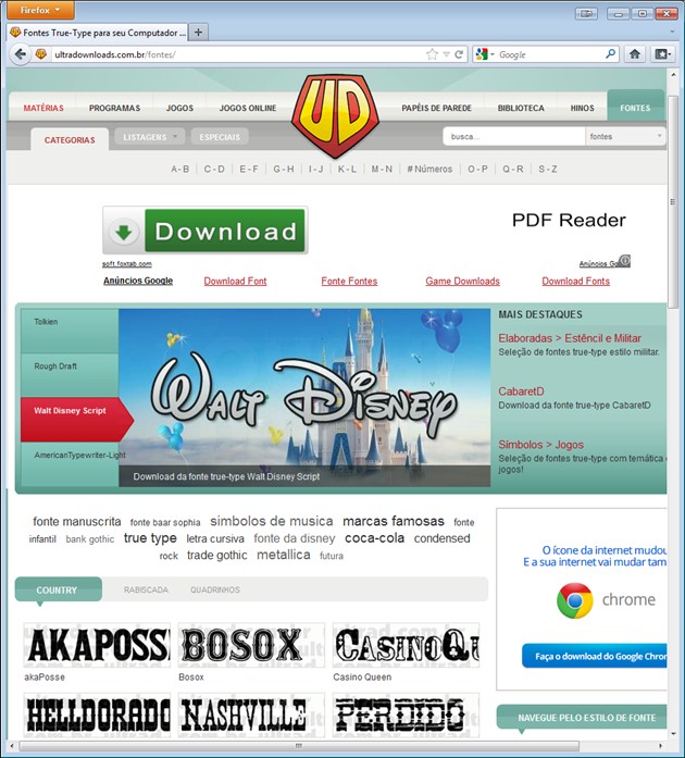 Home da plataforma fontes do Ultra Downloads Home da plataforma fontes do Ultra Downloads