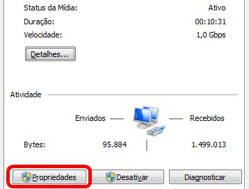 Staus de Rede Windows 7 Staus de Rede Windows 7
