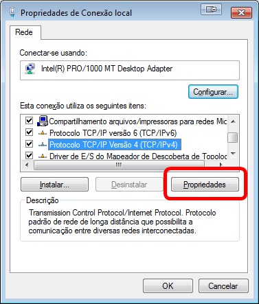 Troca de IPv4 Troca de IPv4