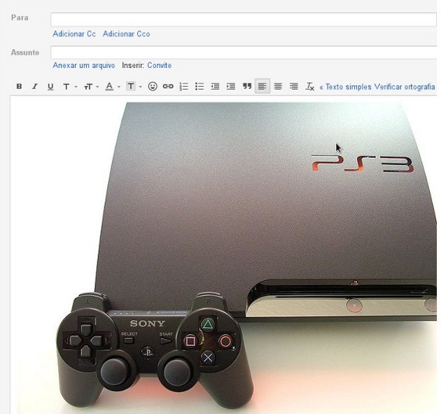 Colar imagens diretamente no Gmail Colar imagens diretamente no Gmail